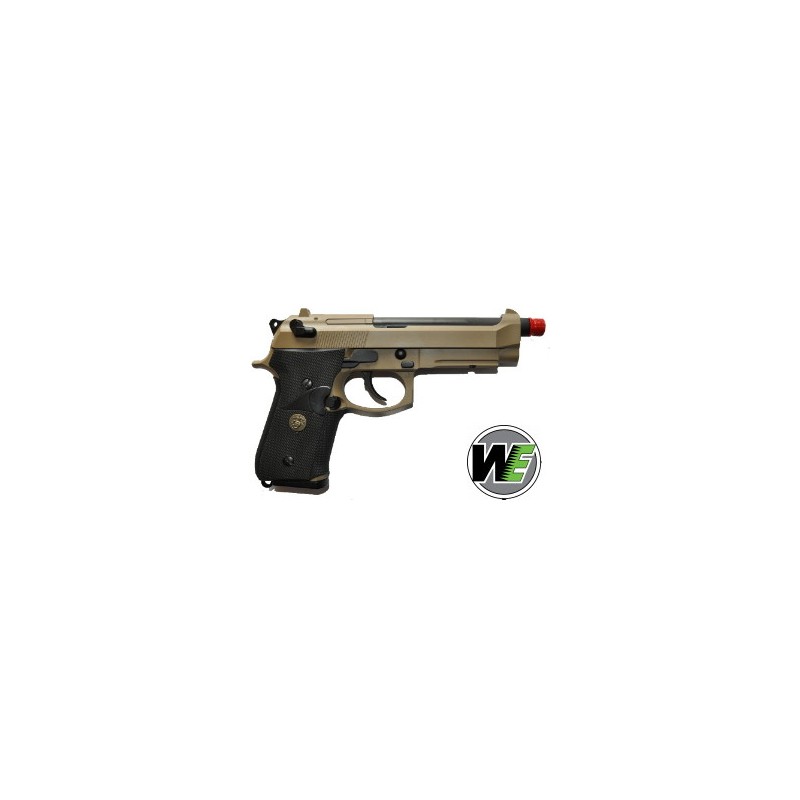 WE PISTOLA SOFTAIR A GAS M9A1 MARINE TAN