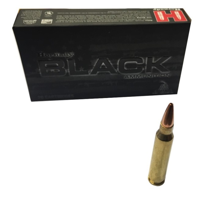 HORNADY CARTUCCE BLACK Cal. 223REM 75grs BTHP *Conf. da 20pz* 