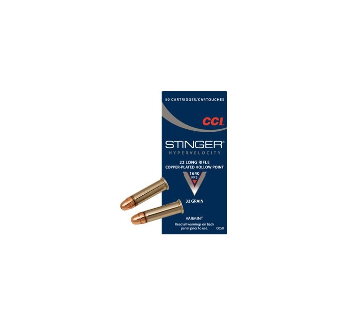 CCI CARTUCCE CAL. .22 LR STINGER PENTA POINT HP *Conf. da 50pz* 