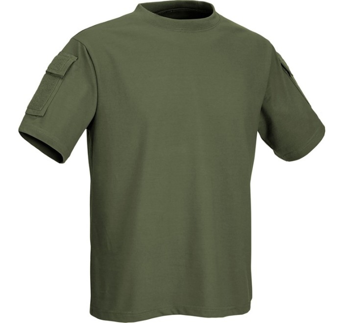 DEFCON5 T-SHIRT TACTICAL MANICA CORTA CON TASCHE OLIVE