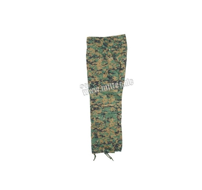 MILTEC PANTALONI MIMETICA ACU RIPSTOP DIGITAL WOODLAND