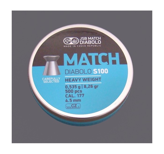 JSB PIOMBINO DIABOLO MATCH S100 *conf.500pz.*