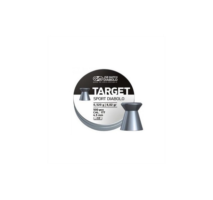 JSB PIOMBINO DIABOLO TARGET SPORT *conf.500pz.*