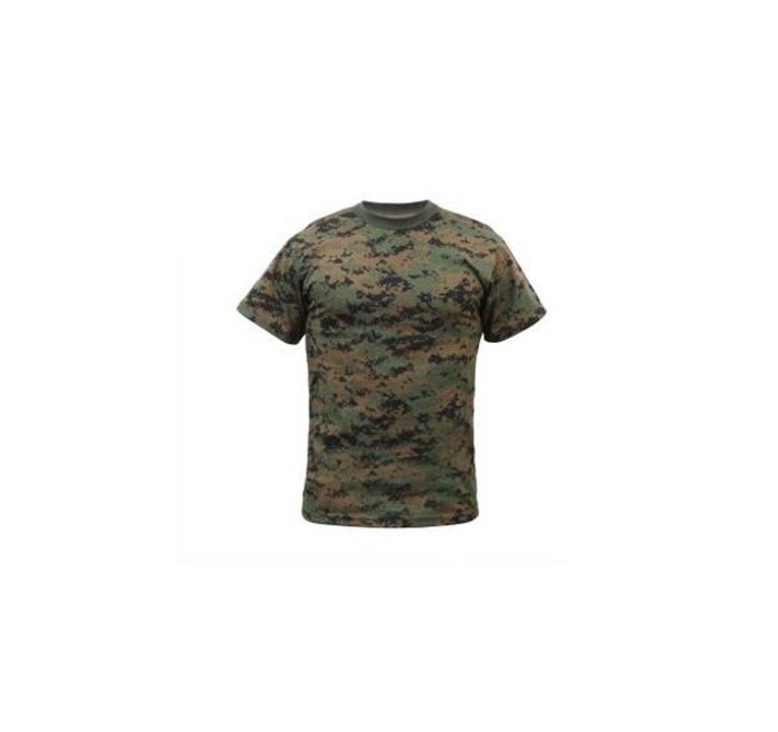 MILTEC/USA T-SHIRT LINEA KIDS WOODLAND DIGITAL CAMO