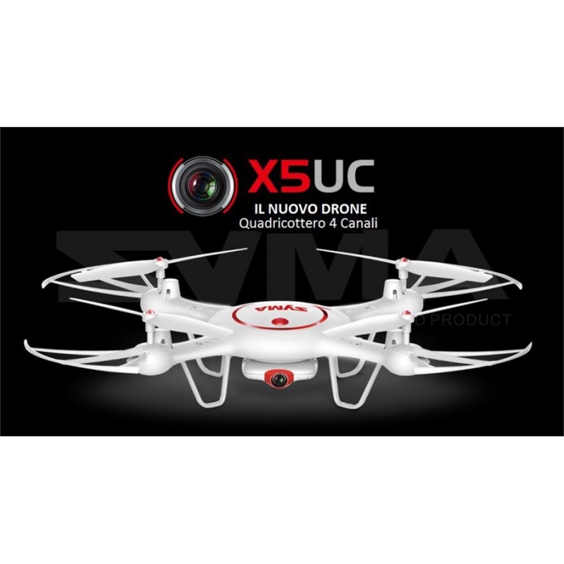 SYMA DRONE X5UC RTF CON VIDEOCAMERA HD-BAROMETRO-HEADLESS MODE 