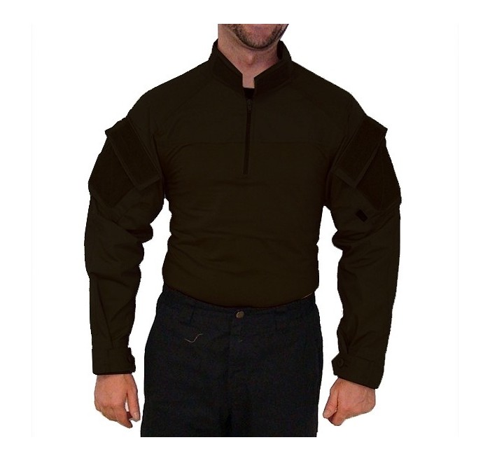 DEFCON5 COMBAT SHIRT COOL COTONE ELASTICIZZATO BLACK