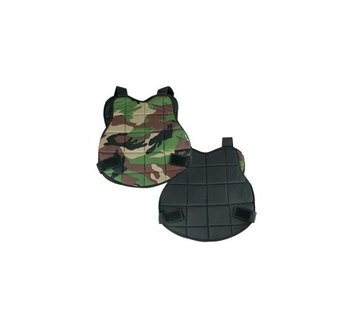 ZEN TATTICO PAINTBALL CHEST PROTECTOR CAMO/BLACK REVERSIBILE 