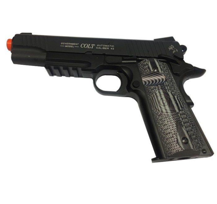 CYBERGUN PISTOLA SOFTAIR CO2 COLT 1911 COMBAT SCARRELLANTE