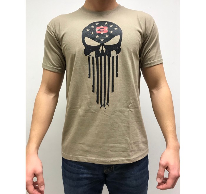 DEATH HOUSE T-SHIRT PUNISHER TAN