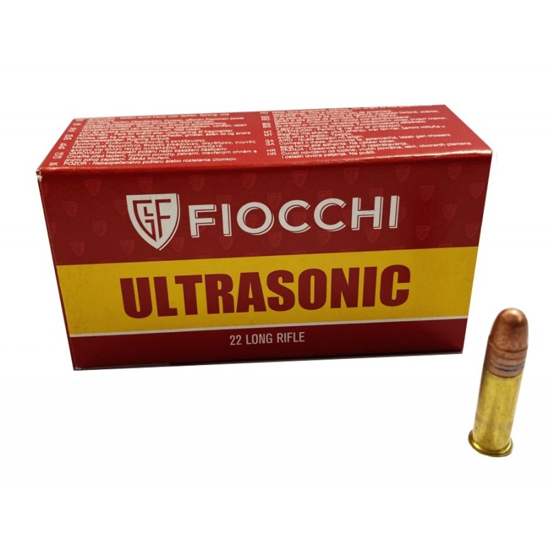 FIOCCHI CARTUCCE CAL. 22 LR ULTRASONIC LRN RAM 40grs *Conf. da 50pz*