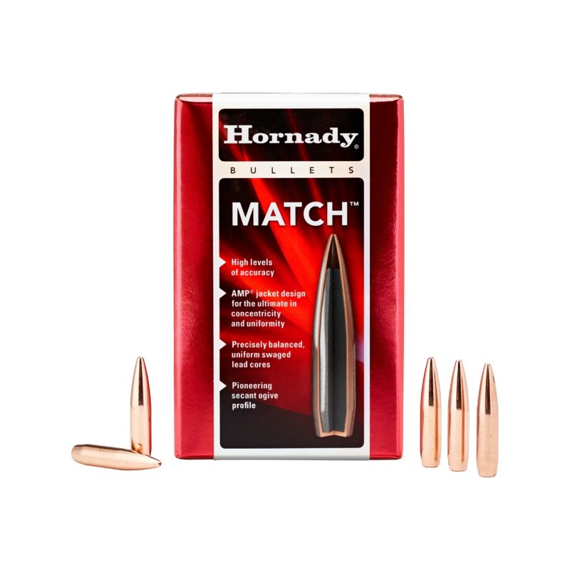 HORNADY PALLE 264" MATCH 140grs BTHP *Conf. 100pz* (@