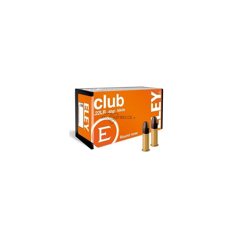 ELEY CARTUCCE CAL. 22 LR CLUB 40grs *Conf. da 50pz*