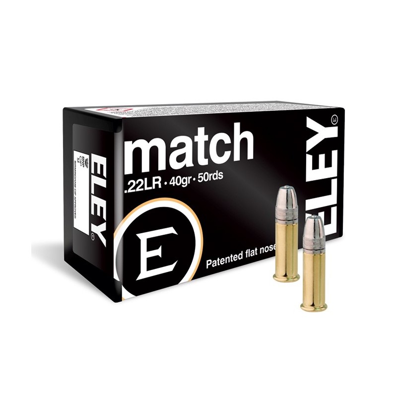 ELEY CARTUCCE CAL. 22 LR MATCH *Conf. da 50pz*