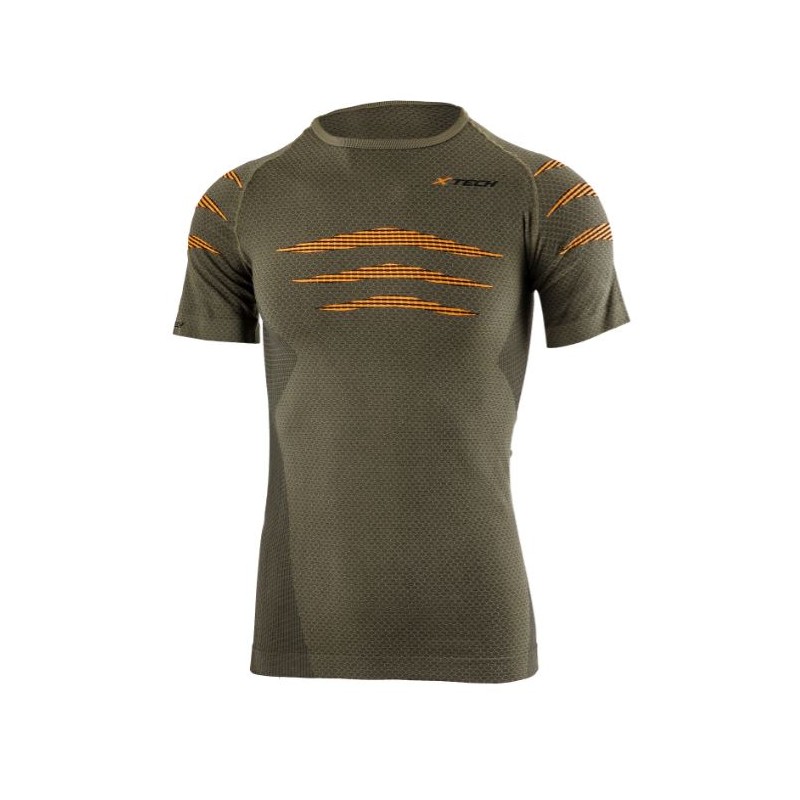 XTECH MAGLIA TECNICA SPIRIT MANICA CORTA GRIGIA