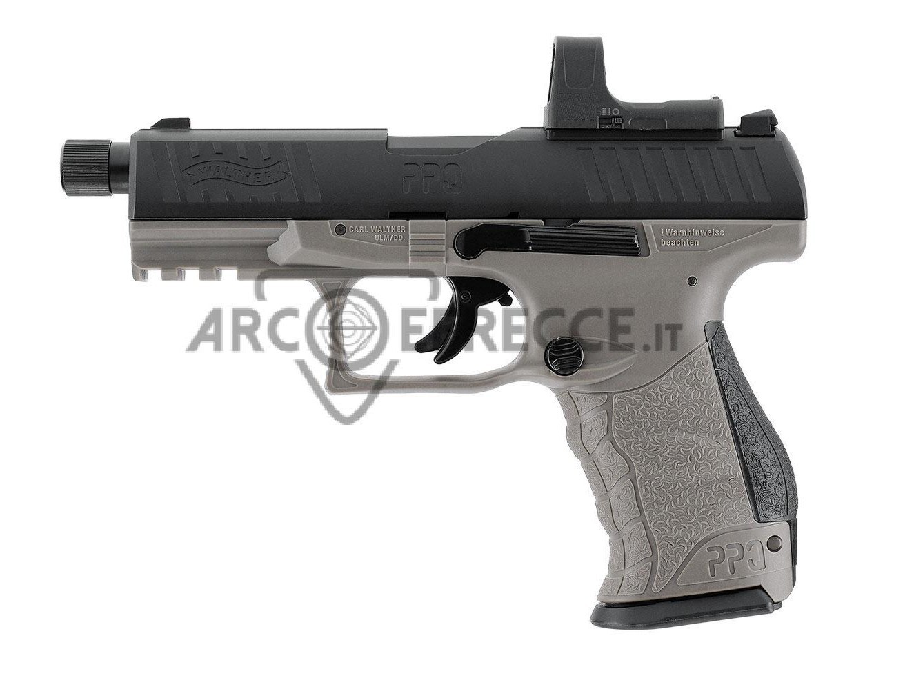 UMAREX WALTHER PISTOLA PPQ Q4 TAC SET CO2 -7,5J CAL 4.5 C.N. 00273bnp -  Arco e Frecce