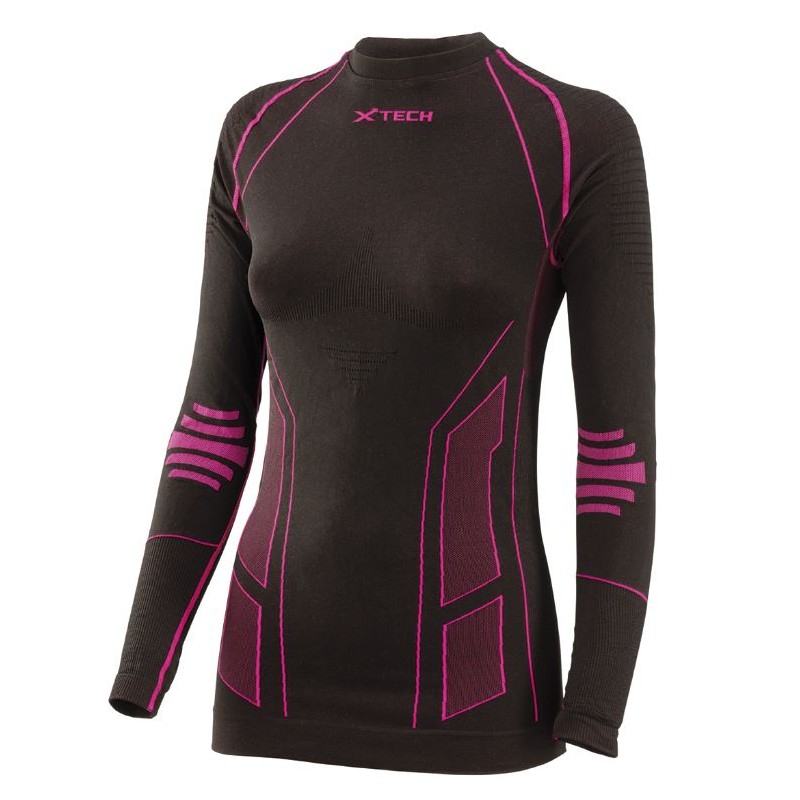 XTECH MAGLIA TECNICA DOLOMITI DONNA NERA