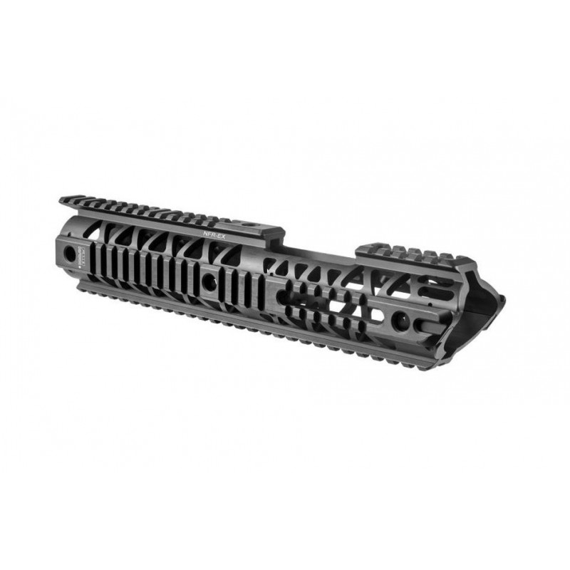 FAB DEFENSE SLITTA QUAD-RAIL LUNGA IN ALLUMINIO PER M4