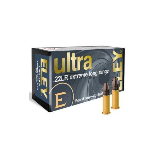 ELEY CARTUCCE CAL 22 LR ULTRA ELR 40grs *Conf. da 50pz*