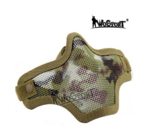 WOSPORT MASCHERA AIRSOFT RETE PROTEZIONE BOCCA VEGATATO...